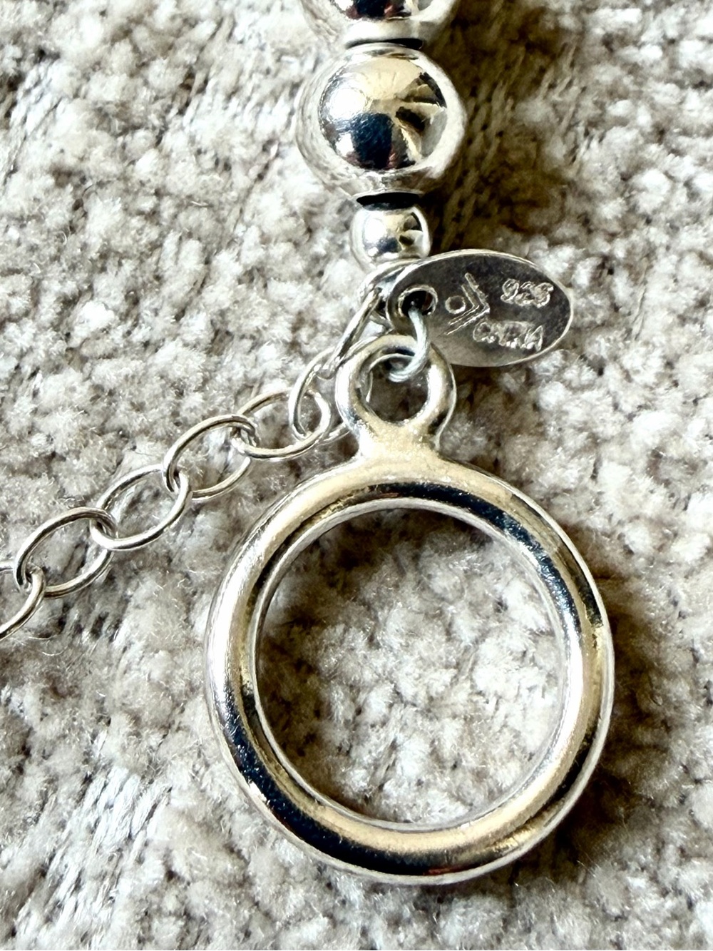Silpada Sterling Silver Ball Bead Bracelet - Picture 7 of 11